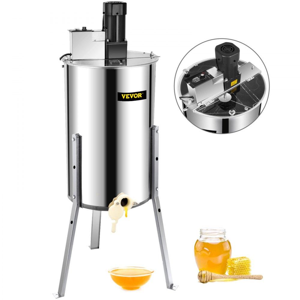 Beekeeping Supplies | Electric Honey Extractor Separator 3 Frame Bee Extractor Stainless Steel Honeycomb Spinner Crank. Beekeeping Extraction Apiary Centrifuge Equipment Agriculture & Forestry Equipment Beekeeping Supplies