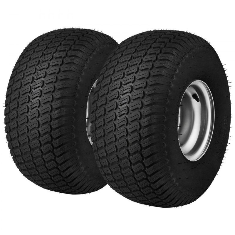 Equipment Parts & Accessories | Lawn Mower Tires with Rim, 20×8-8″ Tubeless Tractor Tires, 2-Pack Tire and Wheel Assembly, S-Turf Pneumatic Tires with 3.5″ Offset Hub and 3/4″ Bushing Size, for Riding Mowers Lawn Tractors Agriculture & Forestry Equipment Equipment Parts & Accessories