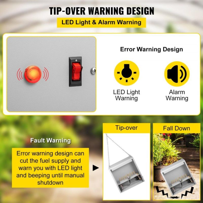 Hydroponics | CO2 Burner, 8 Brass Burner CO2 Generator for Plant, Liquid Propane LP Carbon Dioxide Generator, 22352 BTU/Hr, Built-In Electronic Ignition, for Greenhouse Green Tent Hydroponic Room Grow Room Hydroponics Hydroponics