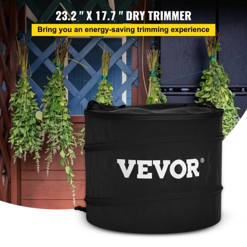 Hydroponics | Dry Trimmer Dry Trimming Kit, w/Scissors Ratchet Hangers Bags Zip Ties 4 Scissors 1 Pair of Ratchet Hangers 10 Pack of Turkey Bags and 10 Zip Ties, for Leaves Buds Flowers Hydroponics Hydroponics