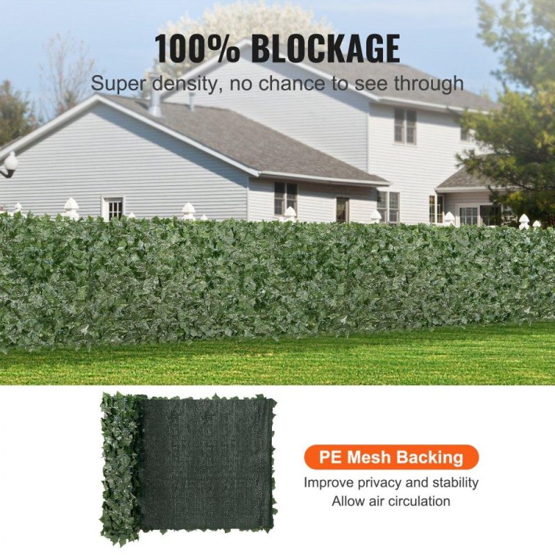 Landscaping & Shade | 39″x98″ Artificial Faux Ivy Leaf Privacy Fence Screen with Mesh Cloth Backing Landscaping & Shade Landscaping & Shade