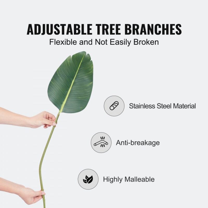 Landscaping & Shade | Artificial Birds Of Paradise Tree, 5 FT Tall Faux Plant, PE Material & Anti-Tip Tilt Protection Low-Maintenance Plant, Lifelike Green Fake Tree for Home Office Warehouse Decor Indoor Outdoor Landscaping & Shade Landscaping & Shade