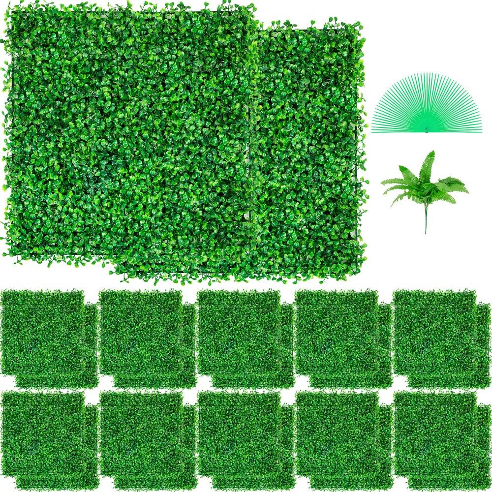 Landscaping & Shade | Artificial Boxwood Panel UV 24pcs Boxwood Hedge Wall Panels Artificial Grass Backdrop Wall 10″ X 10″ 4 cm Green Grass Wall, Fake Hedge for Decor Privacy Fence Indoor, Outdoor Garden Backyard Landscaping & Shade Landscaping & Shade