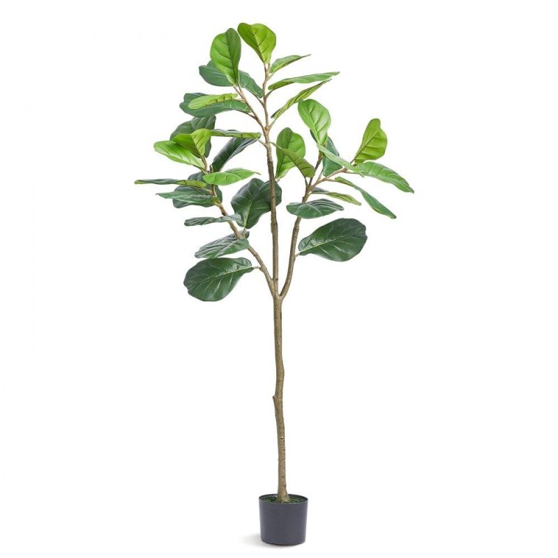 Landscaping & Shade | Artificial Fiddle Leaf Fig Tree, 5 FT, Secure PE Material & Anti-Tip Tilt Protection Low-Maintenance Faux Plant, Lifelike Green Fake Potted Tree for Home Office Warehouse Decor Indoor Outdoor Landscaping & Shade Landscaping & Shade