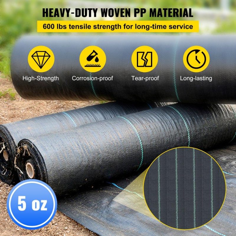 Landscaping & Shade | Driveway Fabric, 13×108 ft Commercial Grade Driveway Fabric, 600 Pounds Grab Tensile Strength Geotextile Fabric Driveway, Underlayment Fabric Landscape Fabric Stabilization Underlayment Landscaping & Shade Landscaping & Shade