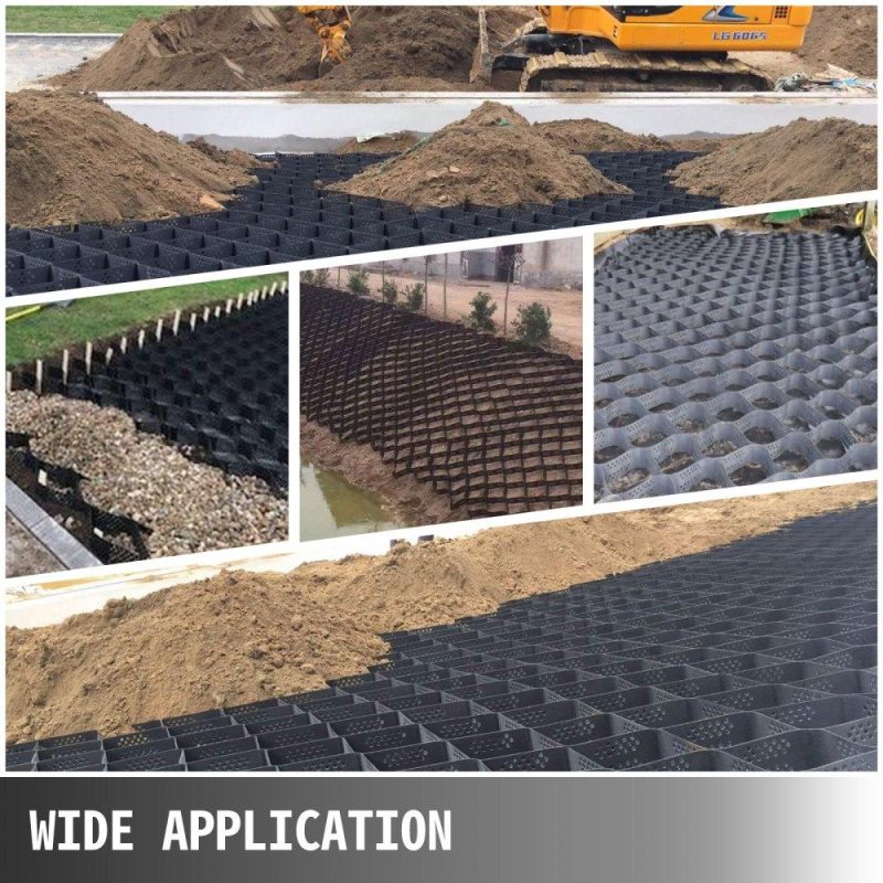 Landscaping & Shade | Geo Grid Ground Grid 9×17 ft, Geo Cell Grid 2 Inch Thick, Gravel Grid HDPE Material, Ground Stabilization Grid 1885 LBS Per Sq, Tensile Strength Gravel Ground Grid for Slope Driveways, Garden Landscaping & Shade Landscaping & Shade