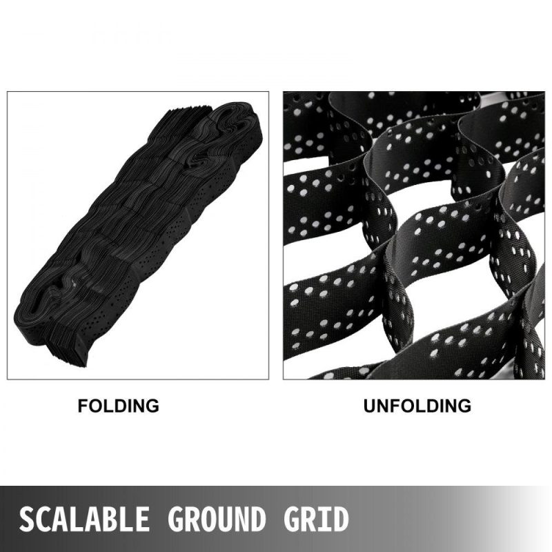 Landscaping & Shade | Geo Grid Ground Grid 9×17 ft, Geo Cell Grid 4 Inch Thick, Gravel Grid HDPE Material, Ground Stabilization Grid 1885 LBS Per Sq, Tensile Strength Gravel Ground Grid for Slope Driveways, Garden Landscaping & Shade Landscaping & Shade