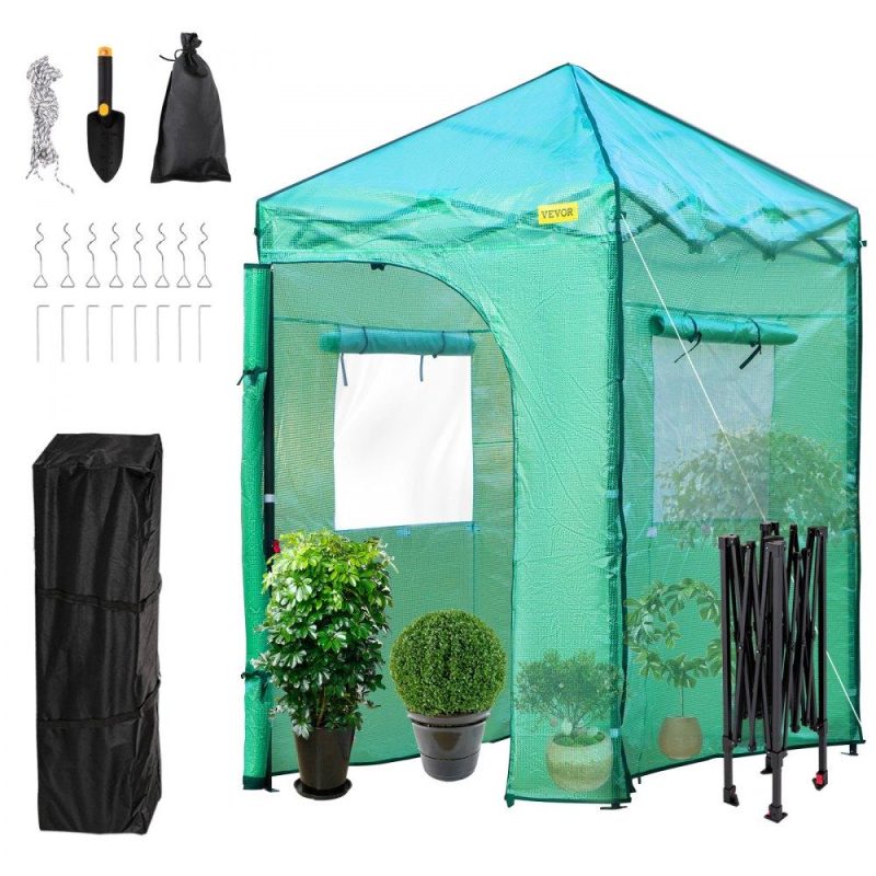 Landscaping & Shade | Greenhouse Portable Walk-in Hot Green House Tent 6′ x 4′ x 8′ Plant Garden Landscaping & Shade Landscaping & Shade