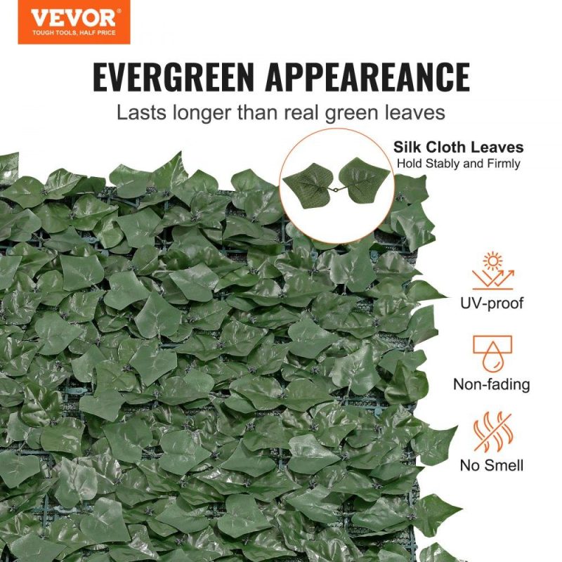 Landscaping & Shade | Ivy Privacy Fence, 39 x 158in Artificial Green Wall Screen, Greenery Ivy Fence with Mesh Cloth Backing and Strengthened Joint, Faux Hedges Vine Leaf Decoration for Outdoor Garden, Yard, Balcony Landscaping & Shade Landscaping & Shade