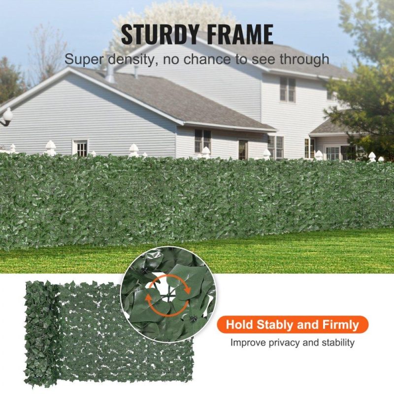 Landscaping & Shade | Ivy Privacy Fence, 39 x 98 in Artificial Green Wall Screen, Greenery Ivy Fence with Strengthened Joint, Faux Hedges Vine Leaf Decoration for Outdoor Garden, Yard, Balcony, Patio Decor Landscaping & Shade Landscaping & Shade