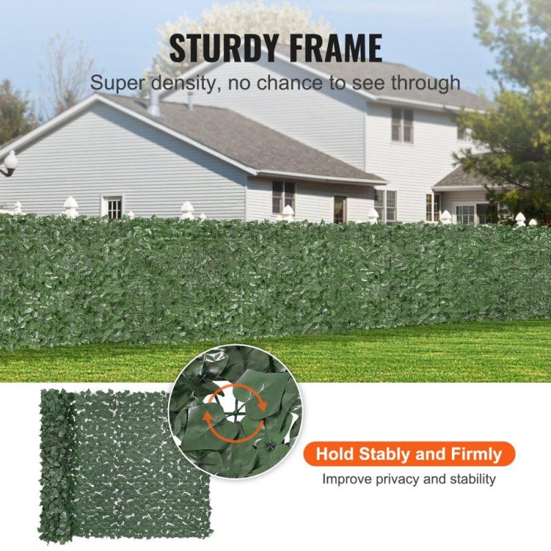 Landscaping & Shade | Ivy Privacy Fence, 59 x 98 in Artificial Green Wall Screen, Greenery Ivy Fence with Strengthened Joint, Faux Hedges Vine Leaf Decoration for Outdoor Garden, Yard, Balcony, Patio Decor Landscaping & Shade Landscaping & Shade