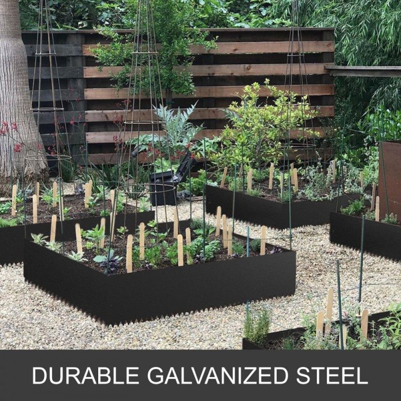 Landscaping & Shade | Steel Landscape Edging 40 x 6 Inch Steel Edging for Landscaping 6pcs Steel Garden Edging Landscaping & Shade Landscaping & Shade