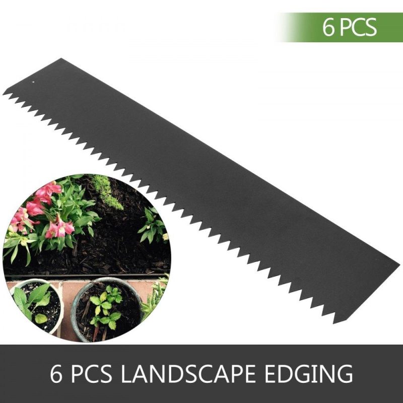 Landscaping & Shade | Steel Landscape Edging 40 x 6 Inch Steel Edging for Landscaping 6pcs Steel Garden Edging Landscaping & Shade Landscaping & Shade