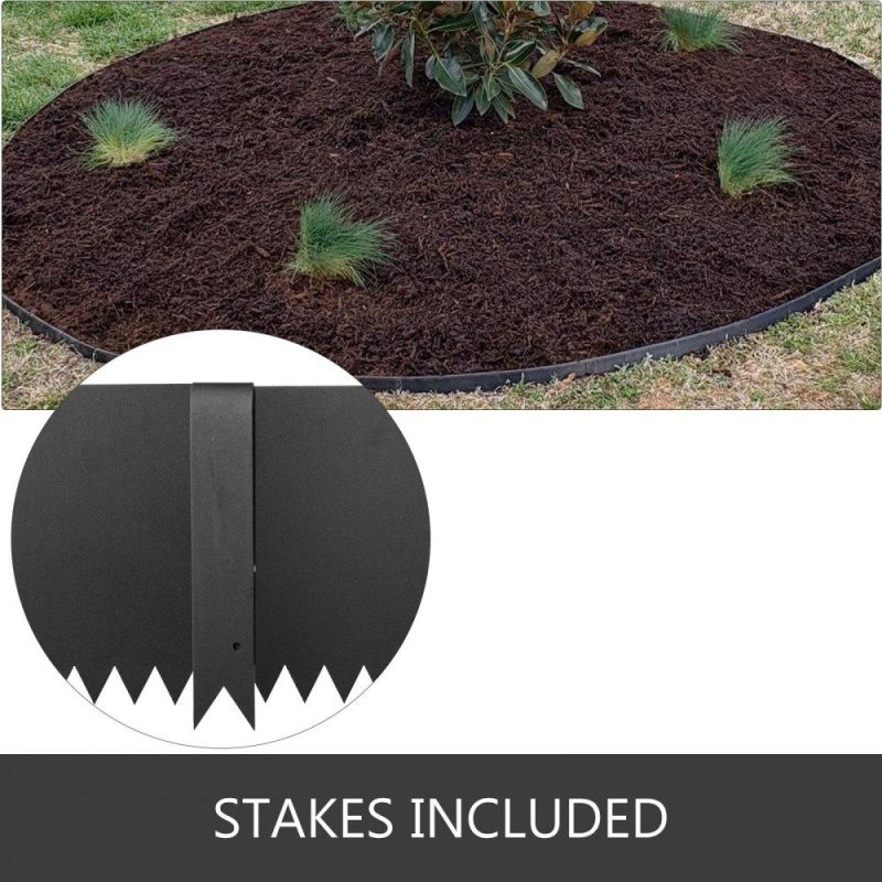 Landscaping & Shade | Steel Landscape Edging 40 x 6 Inch Steel Edging for Landscaping 6pcs Steel Garden Edging Landscaping & Shade Landscaping & Shade