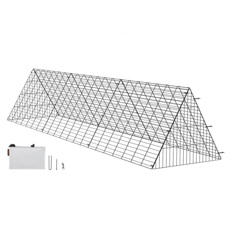 Livestock & Poultry Supplies | Chicken Tunnels, 118.1 x 28 x 24.2 inch (LxWxH) Chicken Tunnels for Yard, Portable Chicken Tunnels for Outside Easy Installation, Chicken Coop Run, Suitable for Chickens, Ducks, Rabbits Agriculture & Forestry Equipment Livestock & Poultry Supplies