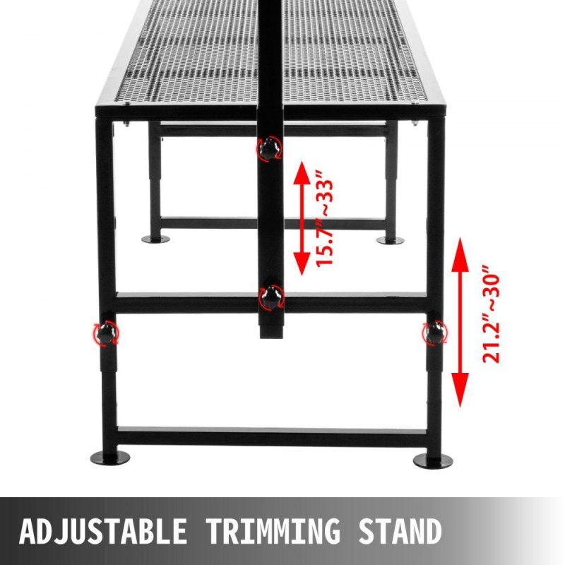 Livestock & Poultry Supplies | Livestock Stand 51×23 inches, Trimming Stand with Straight Head Piece, Goat Trimming Stand Metal Frame Sheep Shearing Stand Livestock Trimming Stands Black Agriculture & Forestry Equipment Black