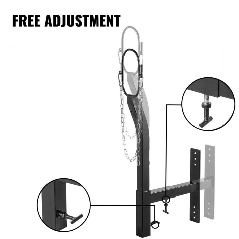 Livestock & Poultry Supplies | Livestock Stand Steel Gate Attachment Nose Loop Headpiece, 9.8inch Height and Trimming Stand 5.9inch Length Adjustable, Nose Loop Goat Trimming Stands, Sheep Shearing Stand, for Sheep & Goats Black Agriculture & Forestry Equipment Black