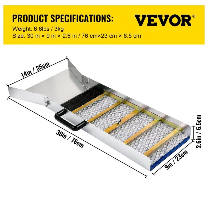 Outdoor Hand Tools | Aluminum Alloy Sluice Box, Compact 30″ Long Sluice Boxes for Gold, Lightweight Gold Sluice Equipment, Portable Sluice Boxes w/Miner’s Moss, River, Creek, Gold Panning, Prospecting, Dredging Lawn & Garden Outdoor Hand Tools