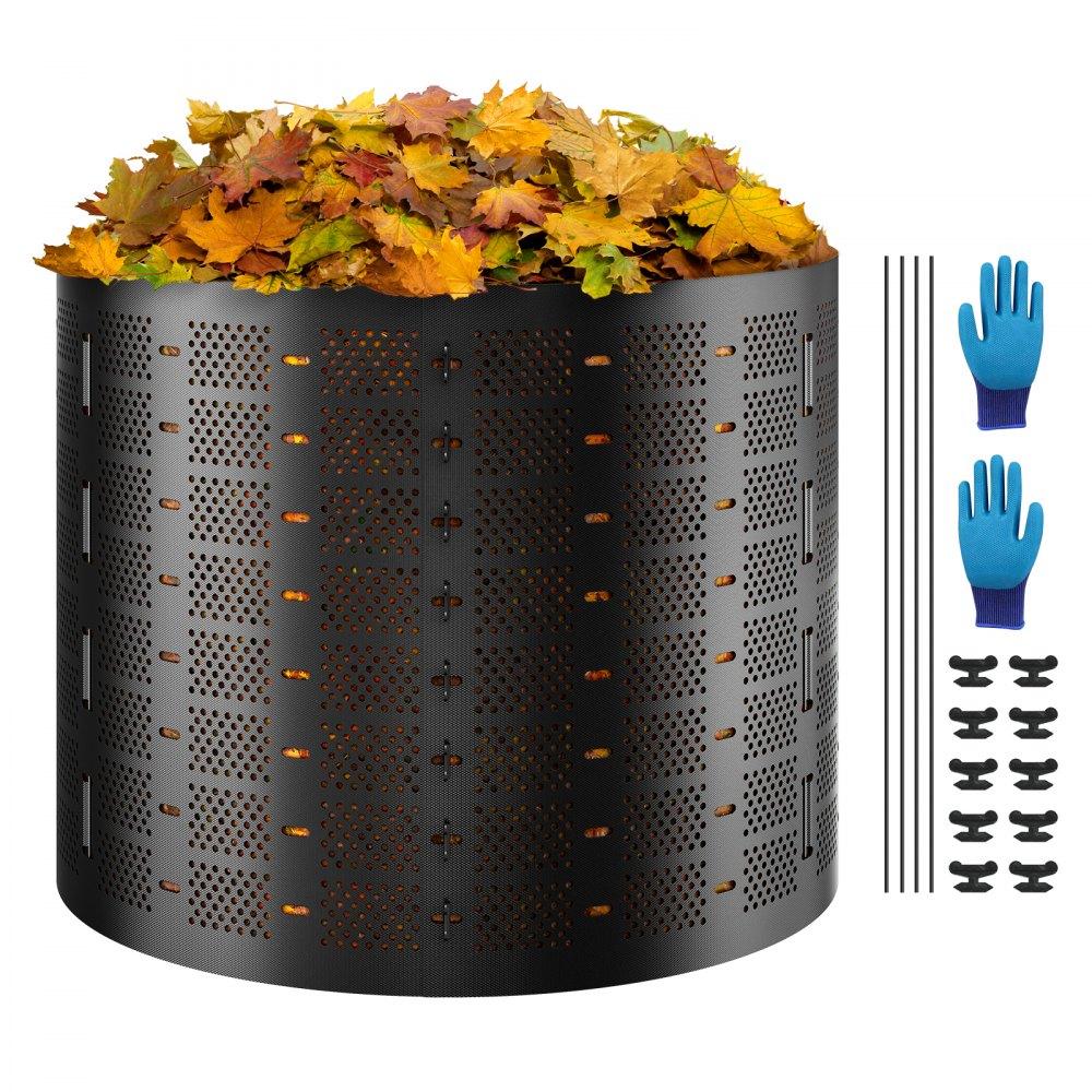 Outdoor Hand Tools | Compost Bin 220 Gallon, Outdoor Expandable Composter, Easy to Setup & Large Capacity Composting Bin, Fast Creation of Fertile Soil Lawn & Garden Outdoor Hand Tools