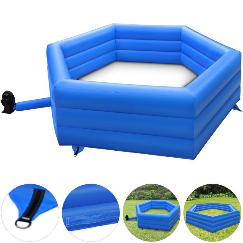 Patio Furniture & Accessories | 15 ft Gaga Ball Pit, Inflatable with Electric Air Pump, Gagaball Court Inflates in Under 3 Minutes, for Outdoor and Indoor School Family Activity Lawn & Garden Patio Furniture & Accessories