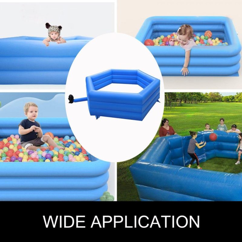 Patio Furniture & Accessories | 15 ft Gaga Ball Pit, Inflatable with Electric Air Pump, Gagaball Court Inflates in Under 3 Minutes, for Outdoor and Indoor School Family Activity Lawn & Garden Patio Furniture & Accessories