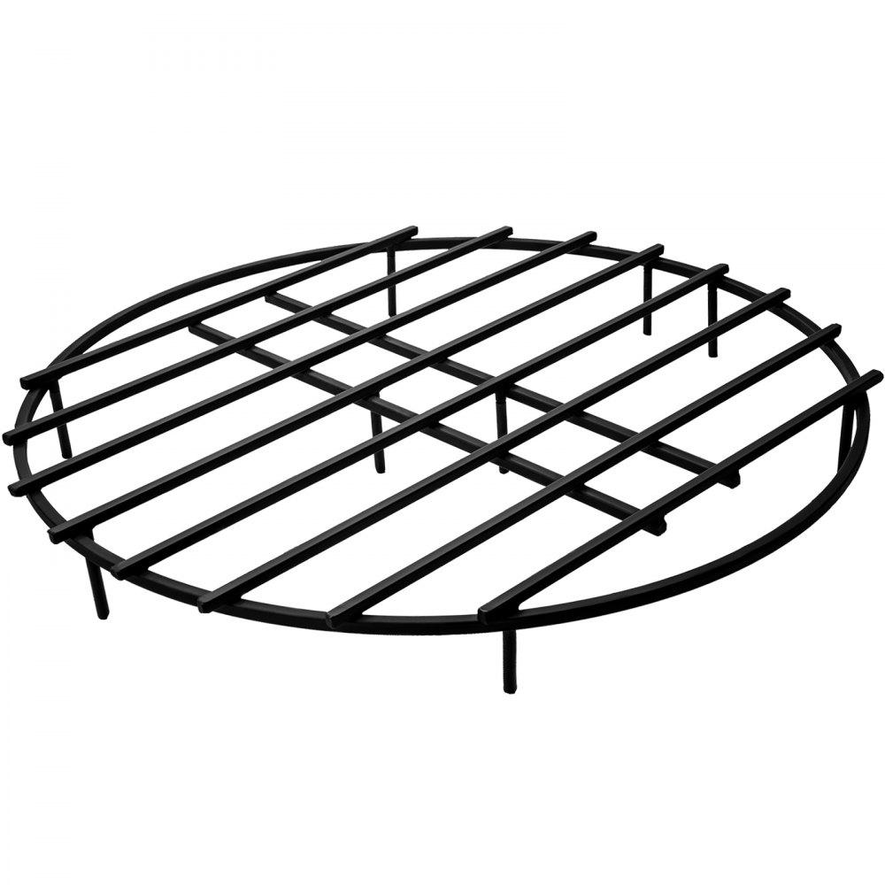 Patio Furniture & Accessories | Fire Pit Grate, Heavy Duty Iron Round Firewood Grate, Round Wood Fire Pit Grate 36″, Firepit Grate with Black Paint, Fire Grate with 9 Removable Legs for Burning Fireplace and Firepits Lawn & Garden Patio Furniture & Accessories