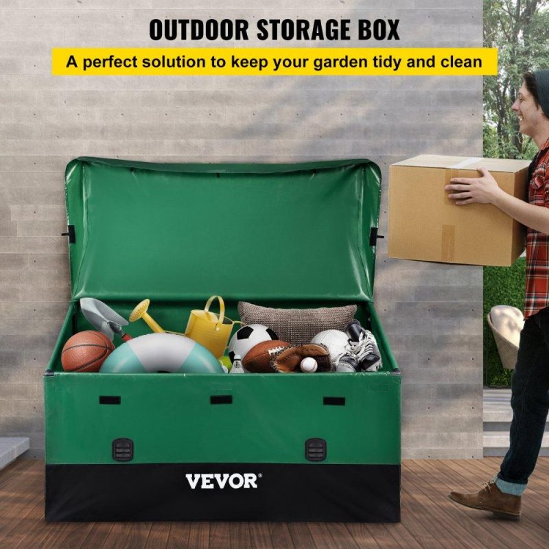 Patio Furniture & Accessories | Outdoor Storage Box Patio Deck Box 230 Gallon Waterproof PE Tarpaulin Lawn & Garden Patio Furniture & Accessories