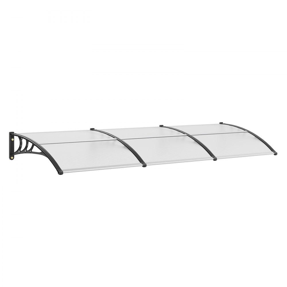 Patio Furniture & Accessories | Window Door Awning Canopy, 120″ x 40″ Door Canopy Exterior, UF50+ PC Sunshade Sheet Awnings, Outdoor Patio Awning Sun Shade, Transparent, Waterproof, for Sun Shutter, UV, Rain, Snow Protection White Lawn & Garden Patio Furniture & Accessories