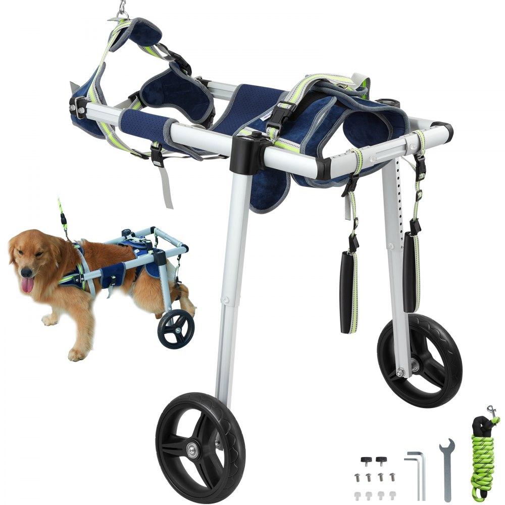 Pet Supplies | 2 Wheels Dog Wheelchair for Back Legs, Pet Wheelchair Lightweight & Adjustable Assisting in Healing,  Dog Cart/Wheelchair for Injured, Disabled, Paralysis, Hind Limb Weak Pet(L) Agriculture & Forestry Equipment Pet Supplies