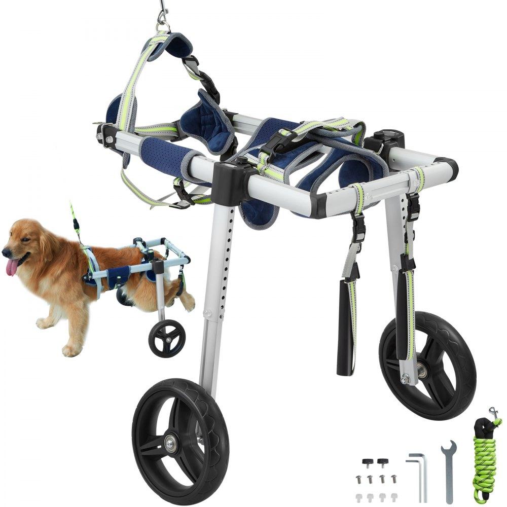 Pet Supplies | 2 Wheels Dog Wheelchair for Back Legs, Pet Wheelchair Lightweight & Adjustable Assisting in Healing,  Dog Cart/Wheelchair for Injured, Disabled, Paralysis, Hind Limb Weak Pet(M) Agriculture & Forestry Equipment Pet Supplies