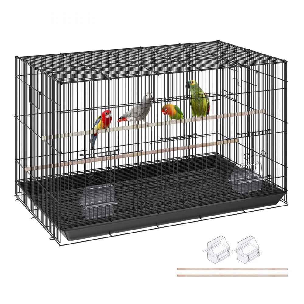 Pet Supplies | 30 inch Bird Cage, Metal Large Parakeet Cages for Cockatiels Small Parrot Budgies Lovebirds Canaries, Pet Bird Cage with Rolling Stand and Tray Agriculture & Forestry Equipment Pet Supplies