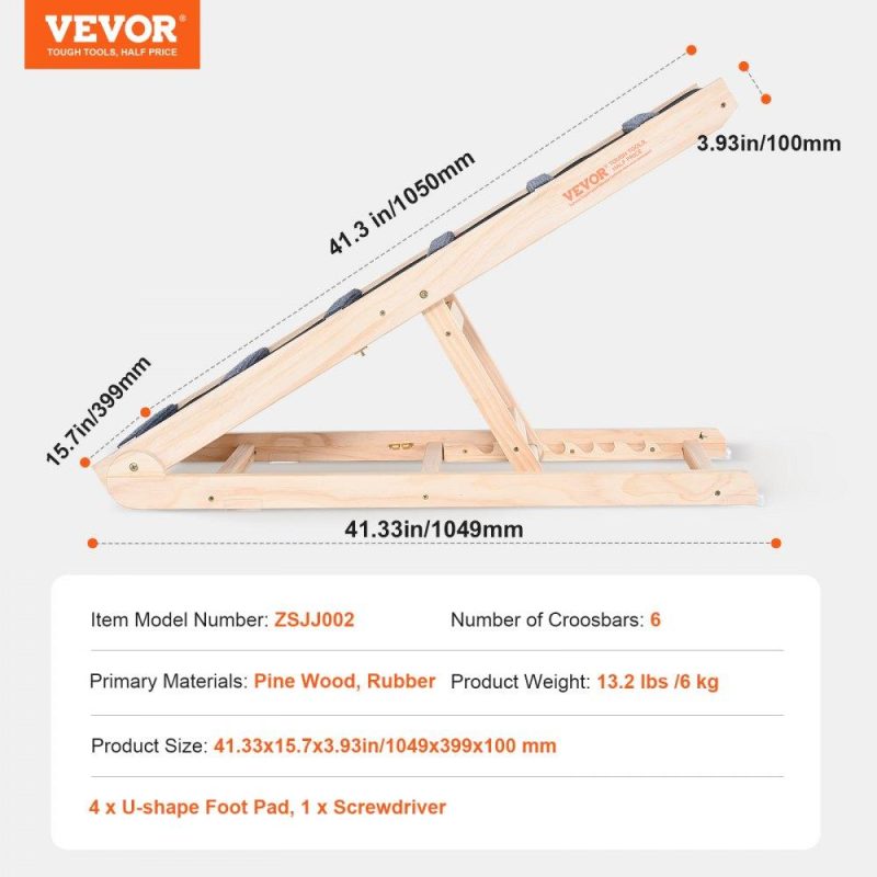 Pet Supplies | Dog Ramp, Folding Pet Ramp for Bed, Adjustable Dog Ramp for Small, Large, Old Dogs & Cats, Wooden Pet Ramp with 41.3″ Long Ramp, Adjustable from 13.77″ to 25.59″, Suitable for Couch, Sofa, Car Agriculture & Forestry Equipment Pet Supplies