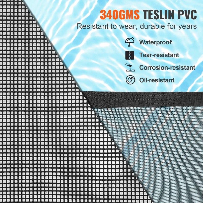 Pools & Spas | Pool Fence, 4 x 108 FT Pool Fences for Inground Pools, Removable Child Safety Pool Fencing, Easy DIY Installation Swimming Pool Fence, 340gms Teslin PVC Pool Fence Mesh Protects Kids and Pets Lawn & Garden Pools & Spas