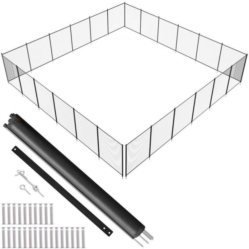 Pools & Spas | Pool Fence, 4 x 72 FT Pool Fences for Inground Pools, Removable Child Safety Pool Fencing, Easy DIY Installation Swimming Pool Fence, 340gms Teslin PVC Pool Fence Mesh Protects Kids and Pets Lawn & Garden Pools & Spas