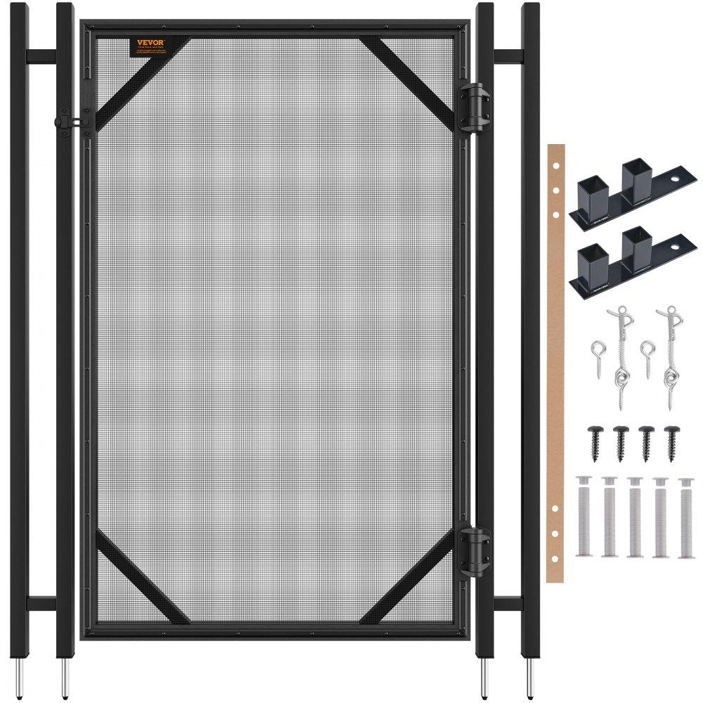 Pools & Spas | Pool Fence Gate, 4 x 2.5 FT Pool Gate for Inground Pools, Pool Safety Fence Gate Kit with Stainless Steel Latch, Removable Child Safety Pool Fencing, Easy DIY Installation Lawn & Garden Pools & Spas