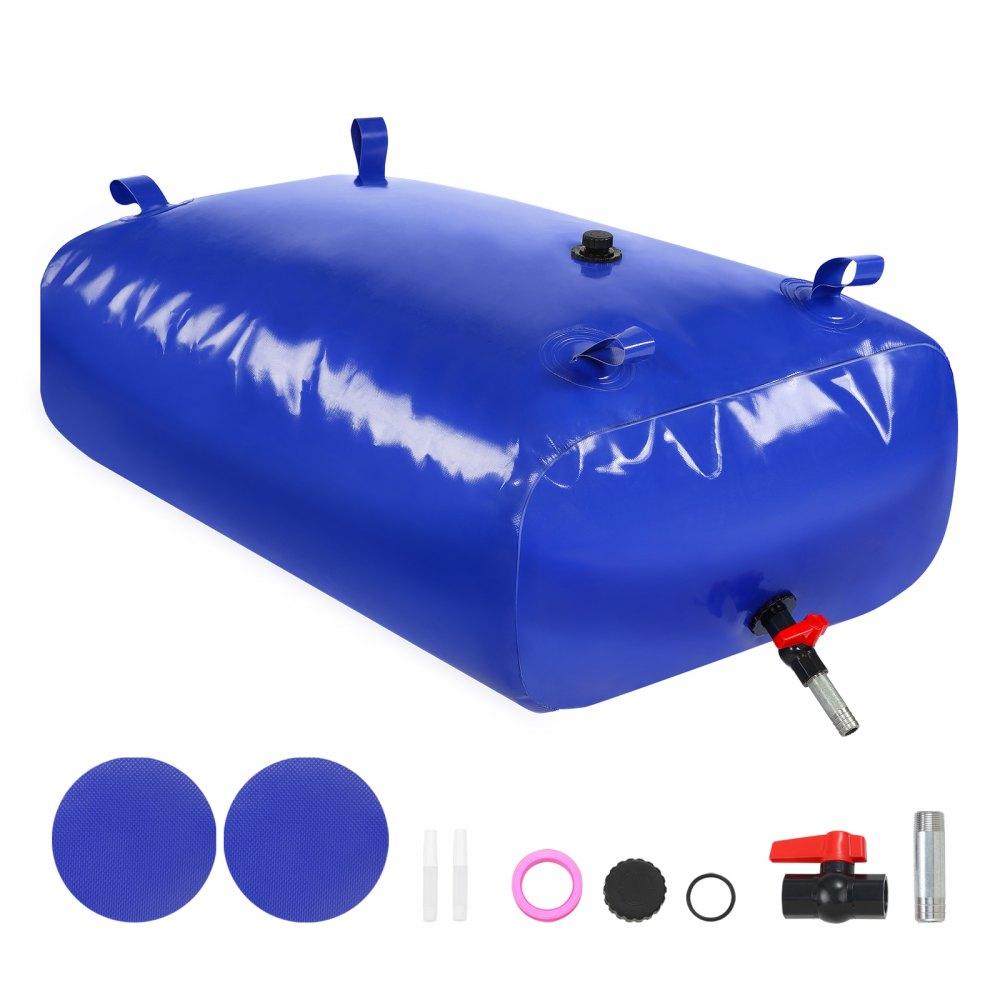 Watering & Irrigation | 330L/87 Gallon Water Storage Bladder, Water Tank, 1000D Blue PVC Collapsible Water Storage Containers, Large Capacity Soft Water Bag, Water Bladder, Fire Prevention, Camping, Emergency Water Use Lawn & Garden Watering & Irrigation