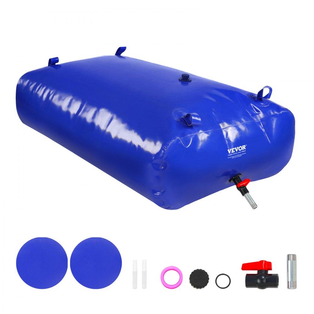 Watering & Irrigation | 540L/142.65 Gallon Water Storage Bladder, Water Tank, 1000D Blue PVC Collapsible Water Storage Containers, Large Capacity Soft Water Bag,Water Bladder,Fire Prevention,Camping,Emergency Water Use Lawn & Garden Watering & Irrigation