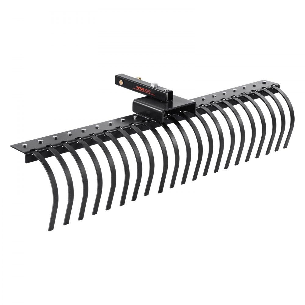 Outdoor Power Equipment | Tow Behind Landscape Rake, 60″ Tow Dethatcher with 21 Steel Coil Tines, Lawn Dethatcher Rake Attaches to 48″ or 60″ Toolbars and 3-point Suspension Systems, for Leaves, Pine Needles, and Grass Lawn & Garden Outdoor Power Equipment